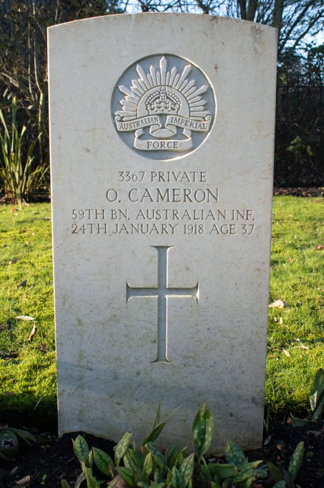 Private Oscar Cameron