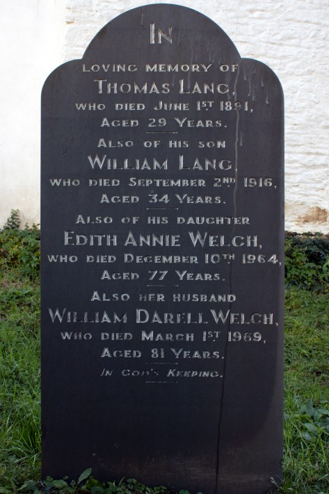 Able Seaman William Lang